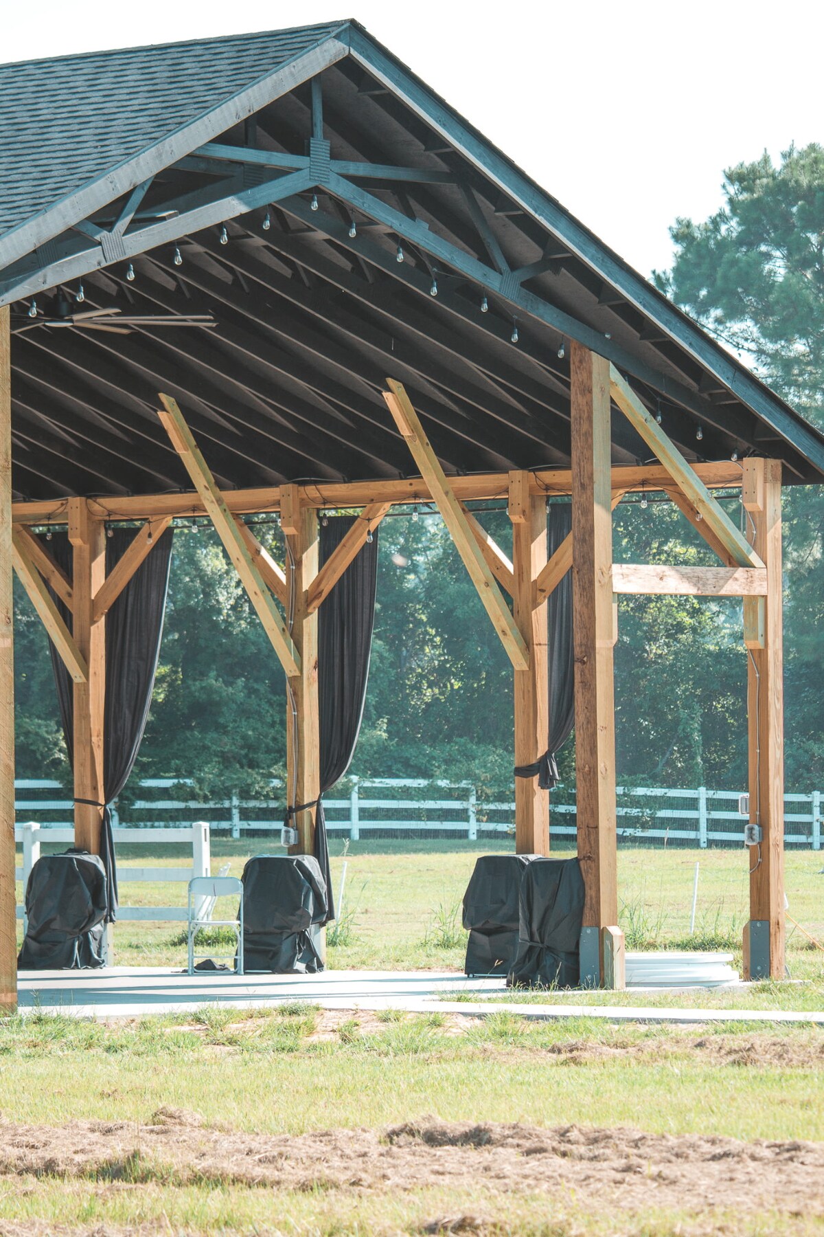 Covered event pavilion at Parkton Place